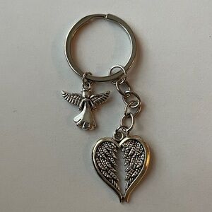 Silver Angel Wing Key Holder
